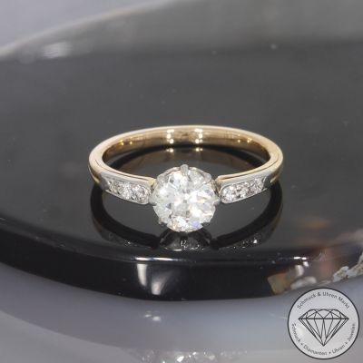 Wert 6990 € Bicolor Brillant Diamant Ring in 750er 18 K Gold - 105802