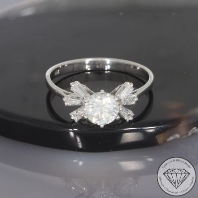 Wert 10.250 € Brillant Diamant Ring in 750er 18 K Weißgold - 105824