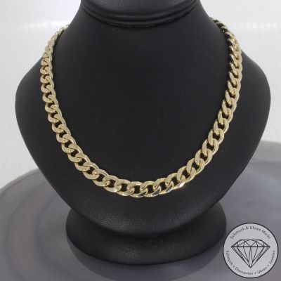 Wert 6850 € Panzer Kette (37,6 Gramm) in 585er 14 K Gelbgold - 105840
