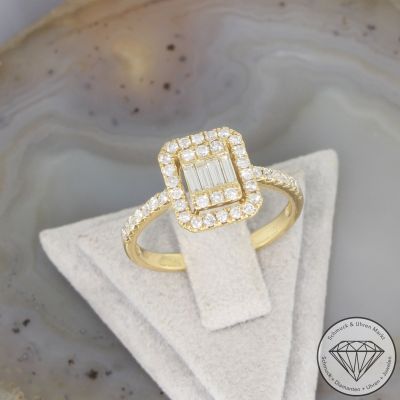 Wert 2150 € Brillant Diamant Ring (ca. 0,65 carat) in 750er 18 K Gelbgold - 105892