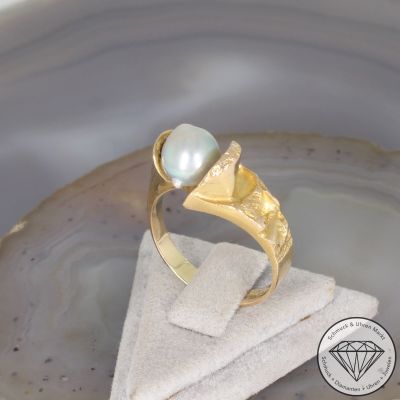 LAPPONIA Perl Ring in 585er 14 K Gelbgold - 106081
