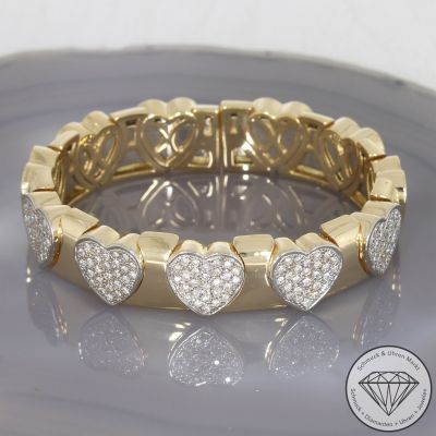 Wert 23300 € Brillant Armreif (ca. 2,00 carat) in 750er 18 K Gelbgold - 106420