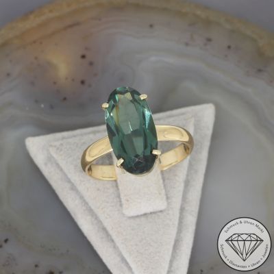 Wert 1350 € Turmalin Ring (ca. 3,80 carat) in 585er 14 K Gelbgold - 106435