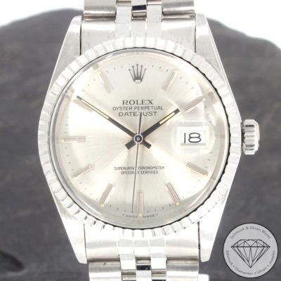 Rolex Datejust 36 Automatik Uhr 16030 Full Set Edelstahl - 104208