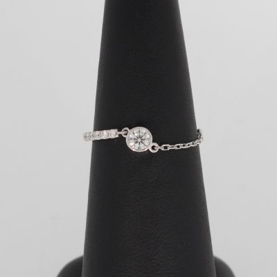 Sale! Wert 1190 € Brillant Ring (0,24 carat) in 750er 18 K Weißgold - H914