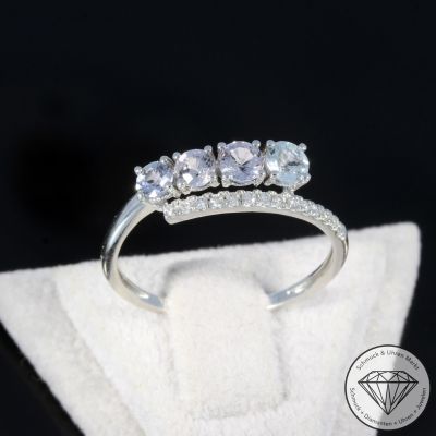 Wert 1290 € Brillant Topas Ring in 750er 18 K Weißgold - 80493