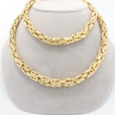 Wert 48900 € Königs Kette (287,7g) in 585er 14 K Gelbgold - 84883