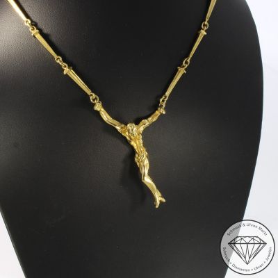 Wert 8190 € ART SALVADORE DALI Collier in 750er 18 K Gelbgold - 87342