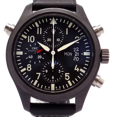 Wert 16600 € IWC Fliegeruhr 44 IW 378601 Lim.Ed. 778/1000 Full Set Automatik Keramik Kautschuk - 87416