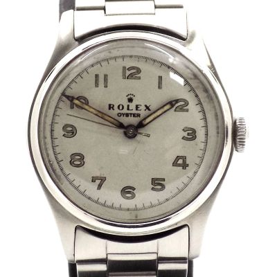 Rolex Oyster Vintage Handaufzug Uhr 4444 Edelstahl - 90567
