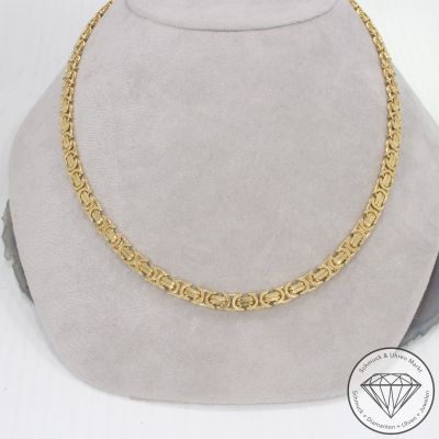 Wert 11950 € Königs Kette flach (61,1 Gramm) in 750er 18 K Gelbgold - 94226