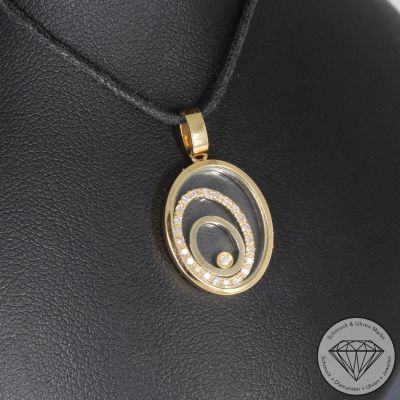 Wert 1890 € Brillant Diamant Anhänger in 750er 18 K Gelbgold - 95317