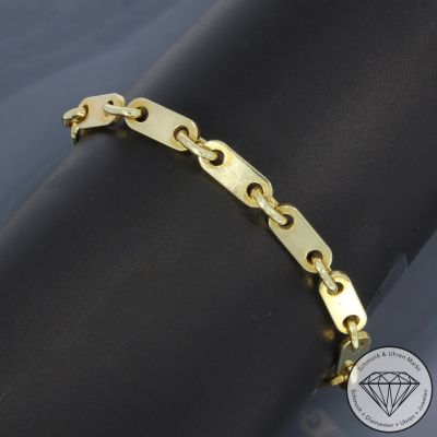 Wert 1580 € Plaettchen Armband in 333er 8 K Gelbgold - 96579
