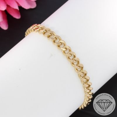 Wert 5800 € Panzer Armband (22,5 Gramm) in 750er 18 K Gelbgold - 98707