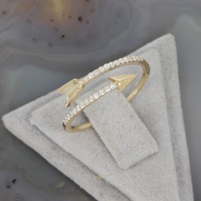 Wert 820 € Brillant Ring (0,13 carat) in 585er 14 K Gelbgold - H1563