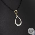 Sale! Wert 960 € Brillant Anhänger (0,24 carat) in 585er 14 K Gelbgold - 91684